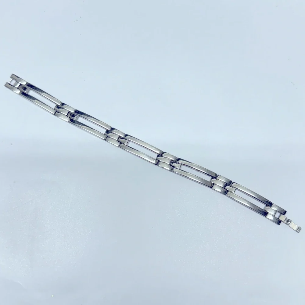 New Men’s Stainless steel Bracelet. 8 3/4” . From Macy’s